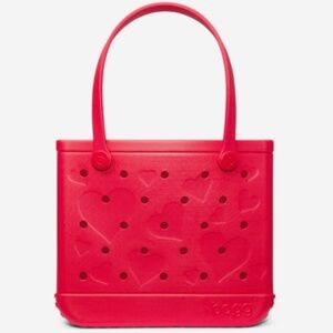 NWOT Baby Bogg® Bag (medium) in Bright Red Conversation Hearts  - Never used!